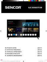 Sencor SLE 65US801TCSB Smart LED Display Užívateľská príručka