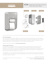 Kimberly-Clark Kimberly-Clark Standard Roll Toilet Paper Dispenser 2 Roll Vertical Užívateľská príručka