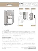 Kimberly-Clark 53696 Standard Roll Toilet Paper Dispenser 2 Roll Vertical Užívateľská príručka