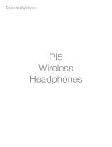 Bowers Wilkins PI5 Wireless Headphones Užívateľská príručka