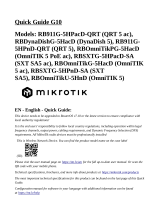 MikroTik RB911G-5HPACD-QRT Užívateľská príručka