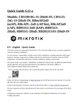 MikroTik CRS109 Užívateľská príručka