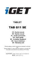 iGET TAB G11 SE Užívateľská príručka