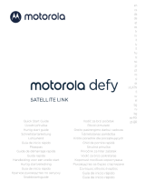 Motorola Defy Užívateľská príručka