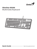 Genius SlimStar M200 Užívateľská príručka