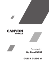 Canyon My Dino KW-33 Smartwatch Užívateľská príručka