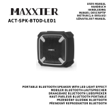 MAXXTER ACT-SPK-BTOD-LED1 Používateľská príručka