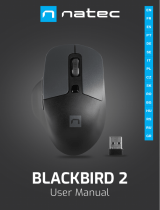 Natec Blackbird 2 Wireless RF Optical 1600 DPI Mouse Používateľská príručka