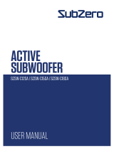 Subzero SXSW-C12SA Používateľská príručka