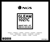 NGS GLEAM 1027C SMART WIFI BT-RGB-W LED BULB Používateľská príručka