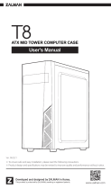 ZALMAN T8 ATX Mid Tower Computer Case Používateľská príručka