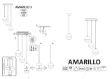 Svet svetil AMARILLO MAX 3X5W LED Pole chandelier Používateľská príručka