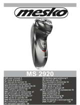 Mesko MS 2920 Používateľská príručka