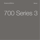 Bowers And Wilkins 700 Series 3 Používateľská príručka