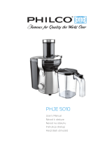 Philco PHJE 5010 Používateľská príručka