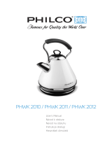 Philco PHWK 2012 Používateľská príručka