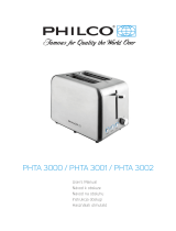 Philco PHTA 3000 Používateľská príručka