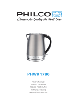 Philco PHWK 1780 Používateľská príručka