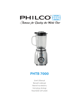 Philco PHTB 7000 Používateľská príručka