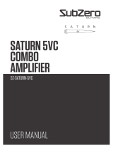 Sub-Zero SUB-ZERO SZ-SATURN-5VC Saturn 5VC Combo Amplifier Používateľská príručka