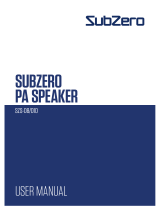 Sub-Zero SZS-D8 Active DSP PA Speaker at Gear4music Používateľská príručka
