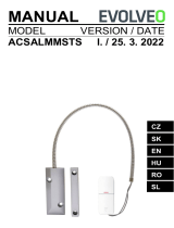 Evolveo ACSALMMSTS Alarmex Pro Sensor Používateľská príručka