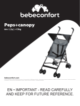 BEBECONFORT Peps+canopy Stroller Blue Line Používateľská príručka