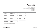 Panasonic ES-RW33 Používateľská príručka