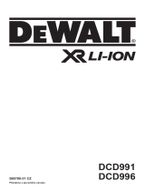 DeWalt DCD991 Používateľská príručka