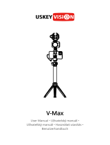 USKEY VISION V-Max Smartphone Video Vlogging Kit Video Microphone Light Kit Používateľská príručka