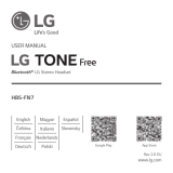 LG Tone Free FN7 Používateľská príručka