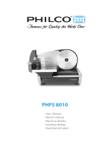 Philco PHFS 8010 Používateľská príručka