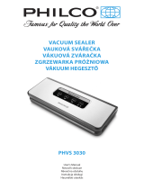 Philco PHVS 3030 Cordless Vacuum Sealer Používateľská príručka