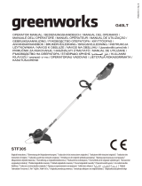 Greenworks G40LT Používateľská príručka