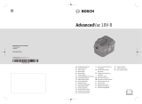 Bosch AdvancedVac 18V-8 Používateľská príručka