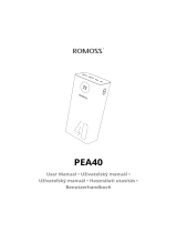 ROMOSS PEA40 Používateľská príručka