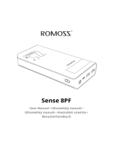 ROMOSS SENSE8PF Používateľská príručka