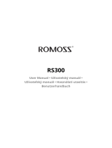 ROMOSS RS300 Používateľská príručka