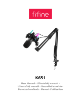 fifine K651 Používateľská príručka
