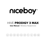 Niceboy HIVE PRODIGY 3 Max Wireless Headphones Používateľská príručka