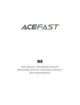 ACEFAST B8 Fast Charge Car HUB Používateľská príručka