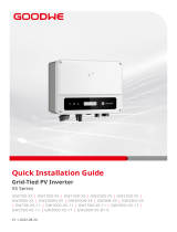 Goodwe XS Series Grid-Tied PV Inverter Používateľská príručka