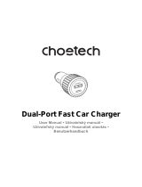 CHOETECH TC-010 Používateľská príručka