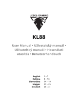 JEDEL-GAMING KL88 GAMER Mechanical Keyboard Používateľská príručka