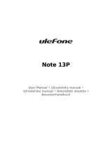 Ulefone Note 13P Používateľská príručka