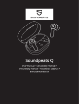 SoundPEATS Q True Wireless Earbuds Bluetooth 5.0 Headphones Používateľská príručka