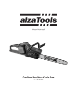 alzaTools AT-CBCHS40V Cordless Brushless Chain Saw Používateľská príručka