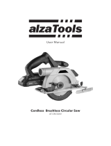 alzaTools AT-CBCS20V Cordless Brushless Circular Saw Používateľská príručka