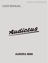 AUDICTUS Aurora Mini 7W RGB Bluetooth Waterproof Speaker Používateľská príručka