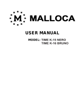 Malloca TIME K Series Používateľská príručka